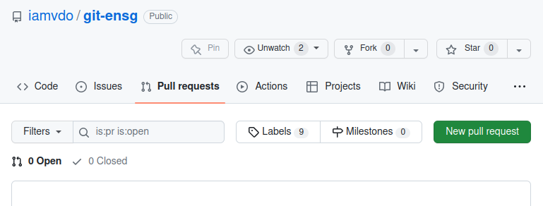 New Pull request